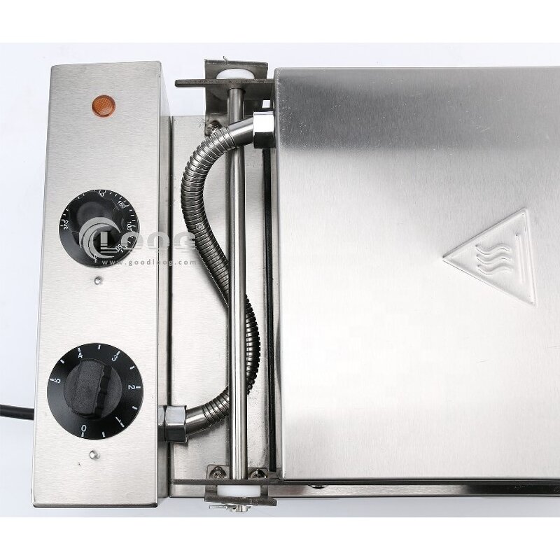 Mini Waffle Maker - Belgian Style Commercial Electric with Stainless Steel Coating