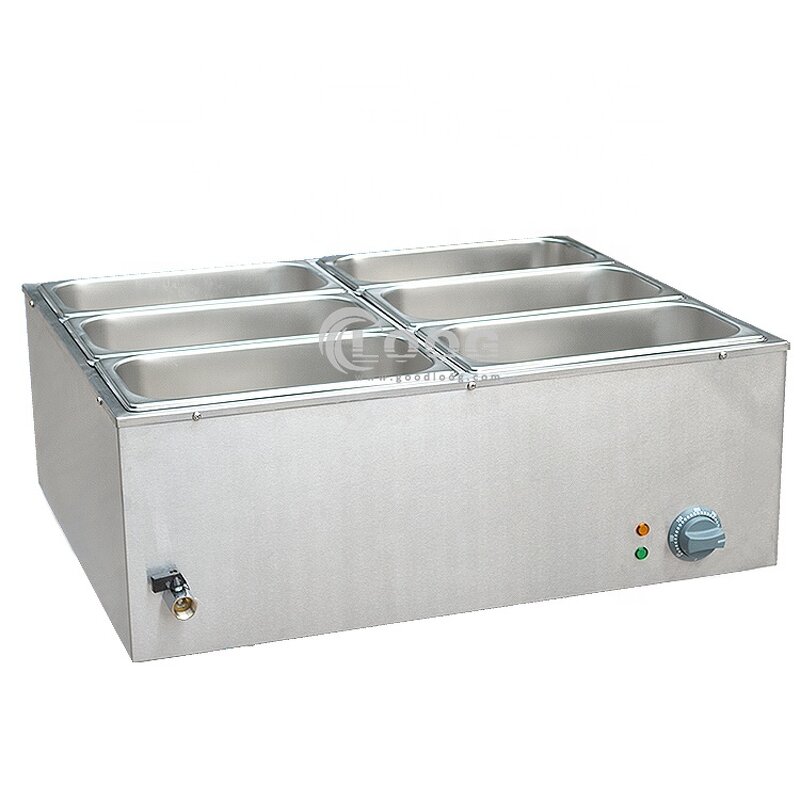 Bain Marie - High Quality Factory Price Kitchen Equipment 6 Pot Electric Food Warmer