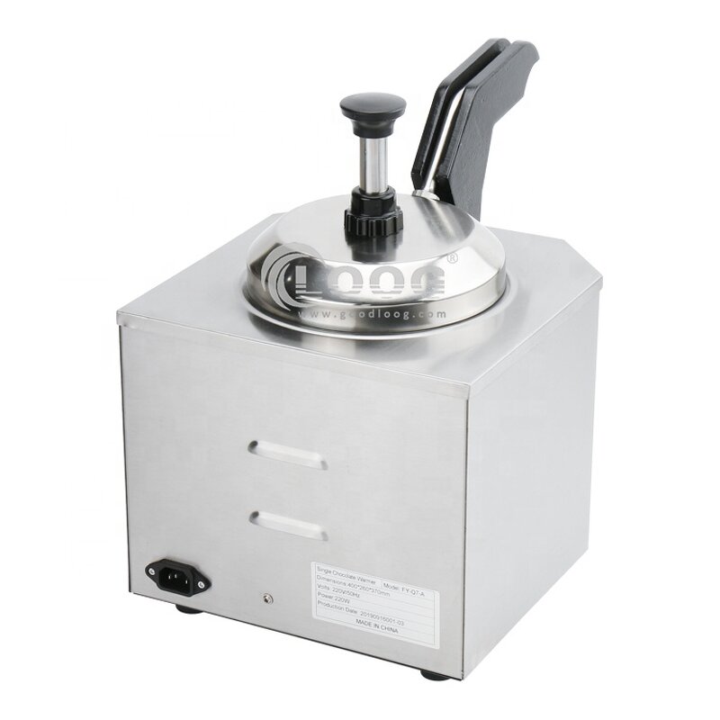 Chocolate Sauce Melter - Stainless Steel Electric Cheese Warmer Dispenser