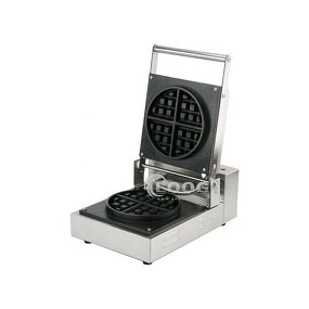Mini Waffle Maker - Belgian Style Commercial Electric with Stainless Steel Coating