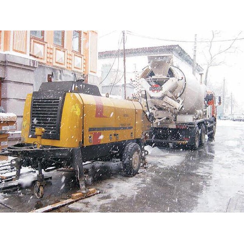 Trailer Mounted Concrete Pump Manufacturer - HBT9028CH-5S 95m3/h