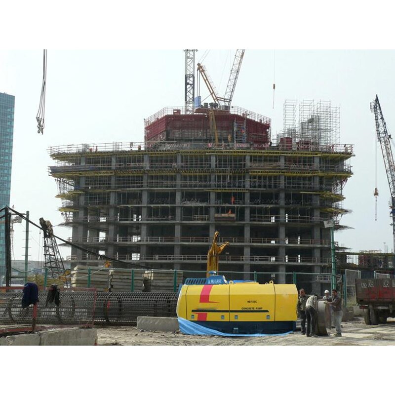 Trailer Mounted Concrete Pump Manufacturer - HBT6013C-5 65m3/h