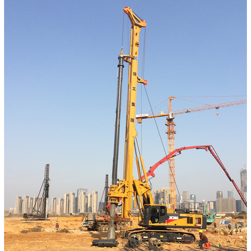 Rotary Drilling Rig Manufacturer - XCM-G XR220DII 56m Max.Drilling Depth