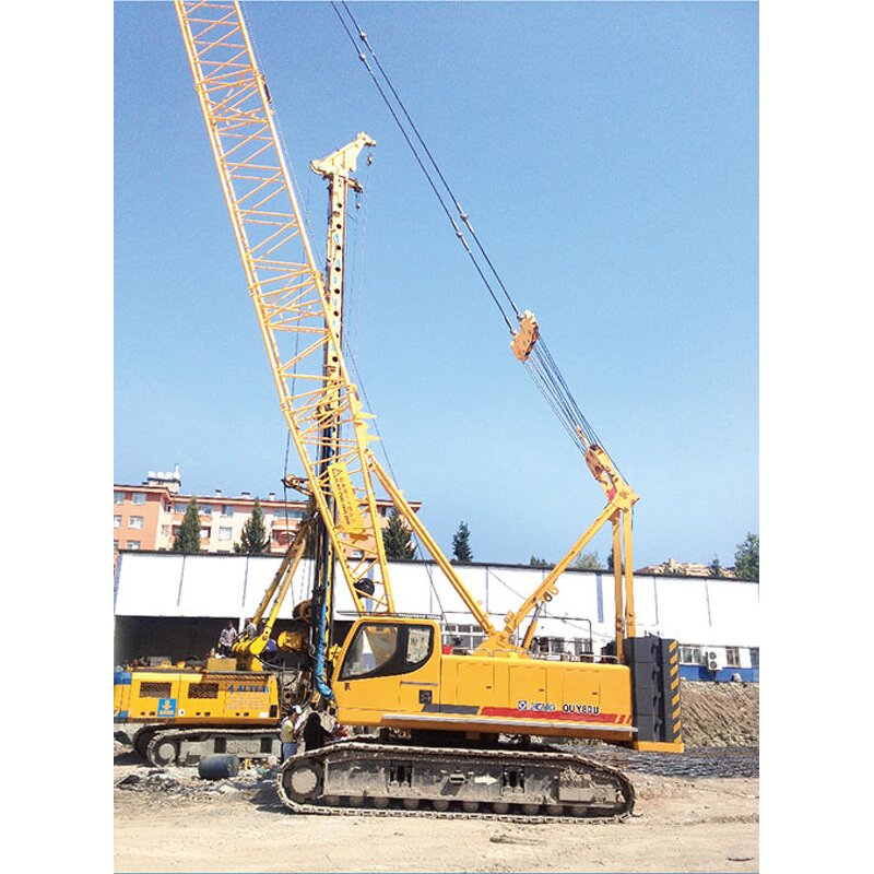 Crawler Crane Manufacturer - 80 Ton QUY80 Hydraulic Boom Mobile