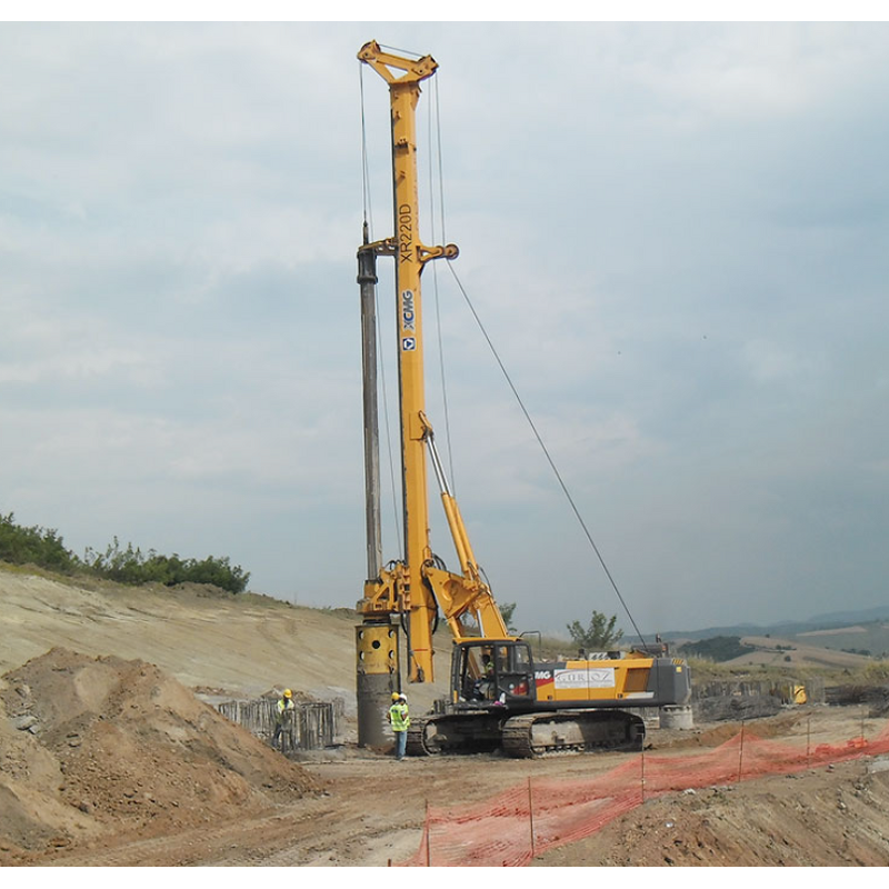 Rotary Drilling Rig Manufacturer - XCM-G XR220DII 56m Max.Drilling Depth