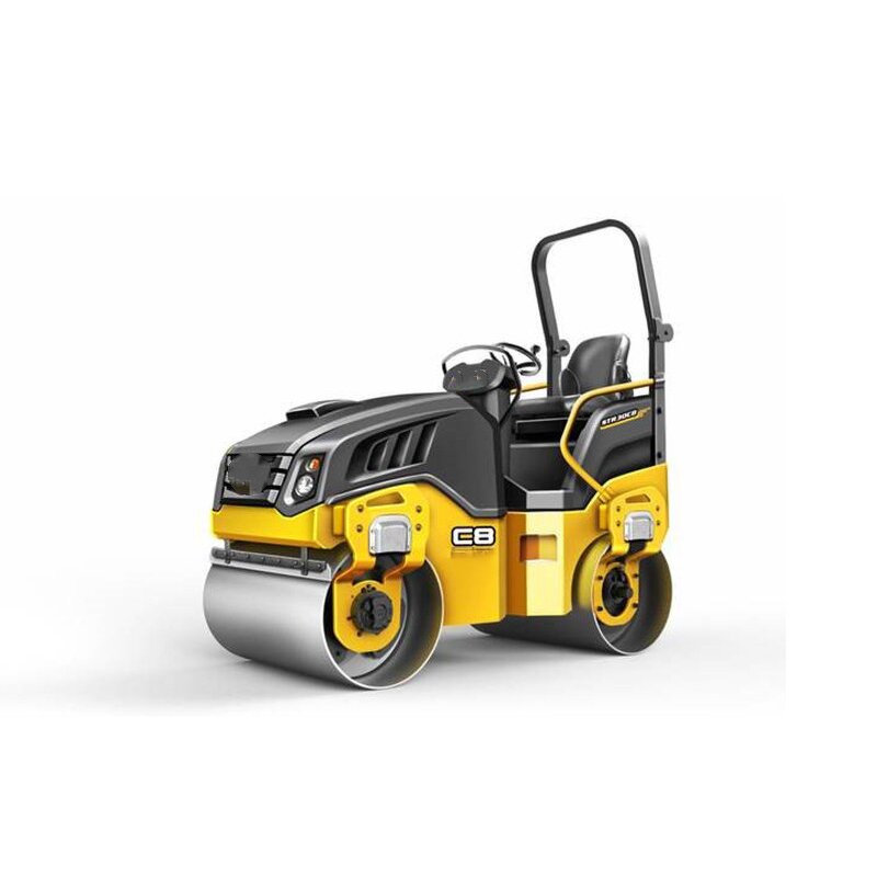 Tandem Drum Roller Manufacturer - STR130C-8C 13ton Factory Supply