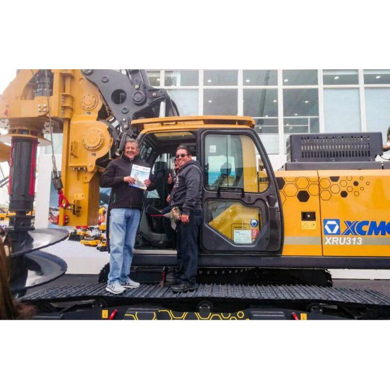 Rotary Drilling Rig Manufacturer - XCM-G XR220D CFA 24m Max.Drilling Depth