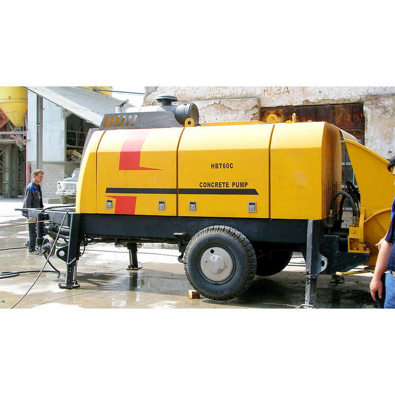 Trailer Mounted Concrete Pump Manufacturer - HBT12020C-5M 120 M3/h