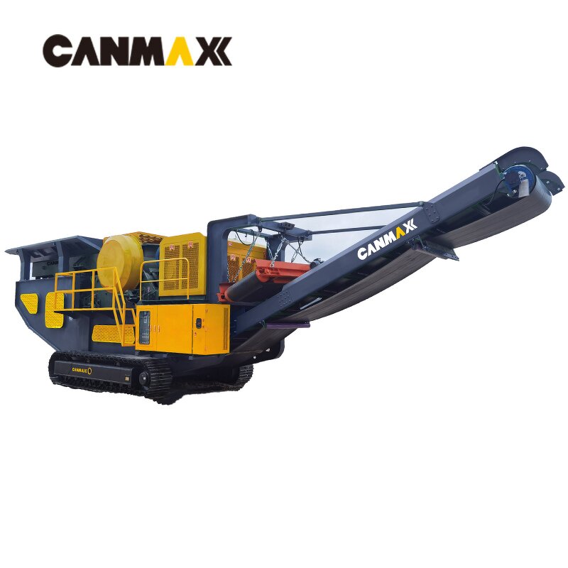 Track Mobile Crusher Manufacturer - CANMAX Crawler Mobile Crushing Plant Output 90-450t/h Price List