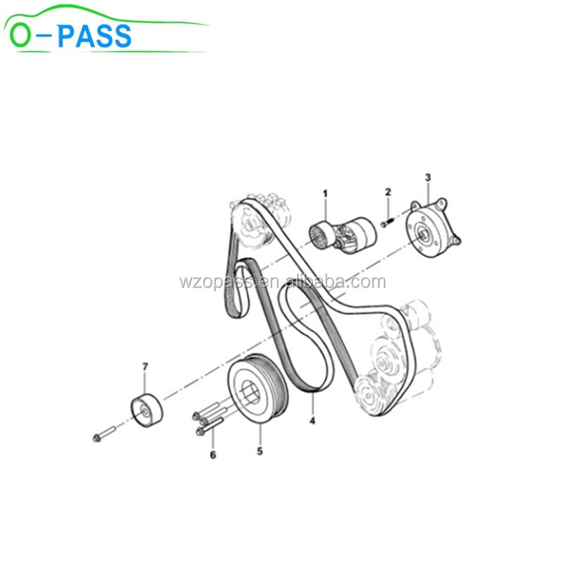 Harmonic Balancer - OPASS for Ford Duratorq Engine Transit V348 RANGER