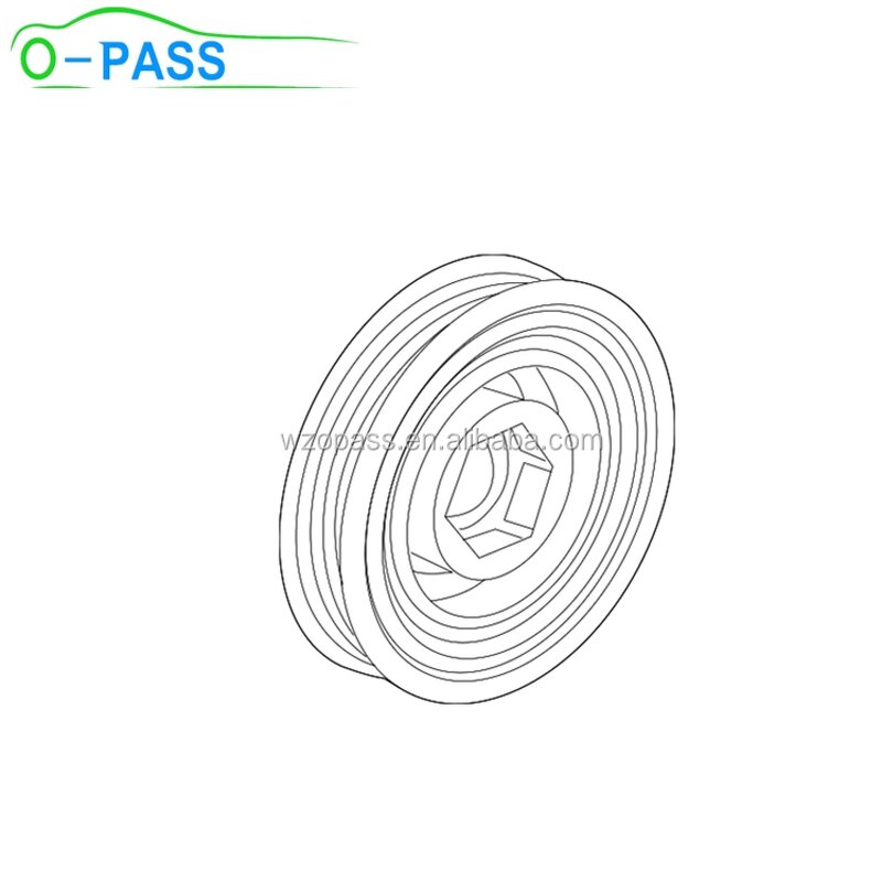 Crankshaft Belt Pulley - OPASS for Honda Accord IX CRV 2.4 & Acura TLX ILX