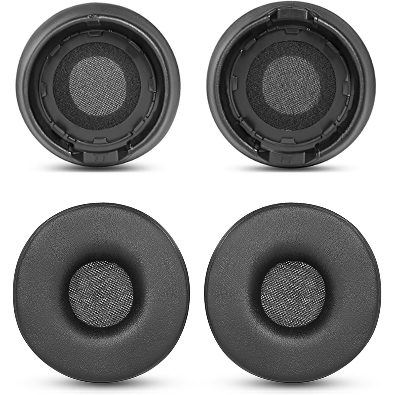 Replacement Earpad - Hotsell for Jabra Engage 55/65/75 Black Leather Memory Foam