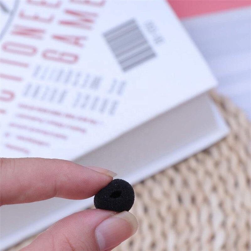 Headset Windscreen Cover - Wholesale Little Foam Sponge for Lavalier Microphone