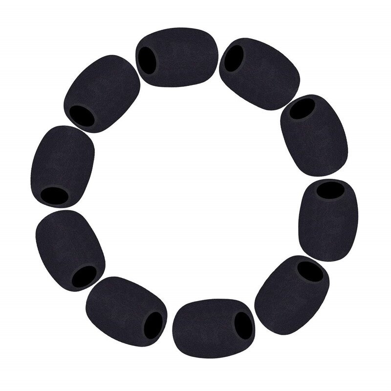 Microphone Foam Windscreen - Wholesale Little Lapel Clip-on Cover Clip Mic Foam