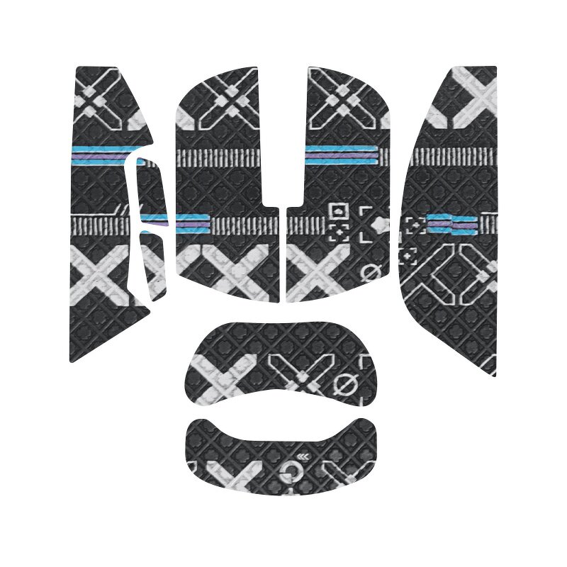 LAMZU Atlantis Mouse Sticker - Pro Lightweight Suede/Football Texture Sweat Absorbing