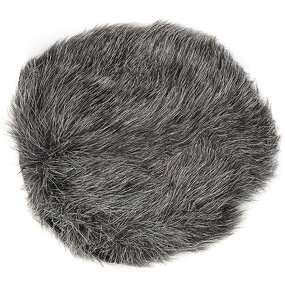 Furry Windscreen Muff - Gray for Snowball Condenser Microphone Wind Cover