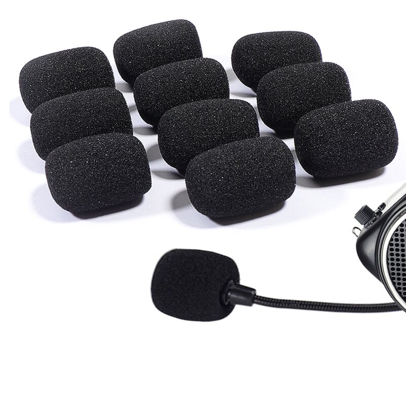 Lavalier Microphone Sponge Cover - Soft Furry Windshield Mic Fur Muff