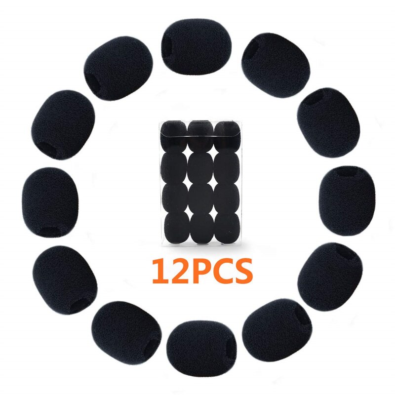 Microphone Foam Windscreen - Wholesale Little Lapel Clip-on Cover Clip Mic Foam