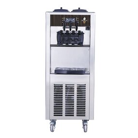 Soft Ice Cream Machine Manufacturer - Stainless Steel Commercial 3 Flavor Table Top
