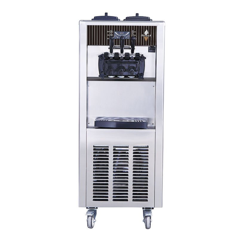 Soft Ice Cream Machine Manufacturer - Stainless Steel Commercial 3 Flavor Table Top