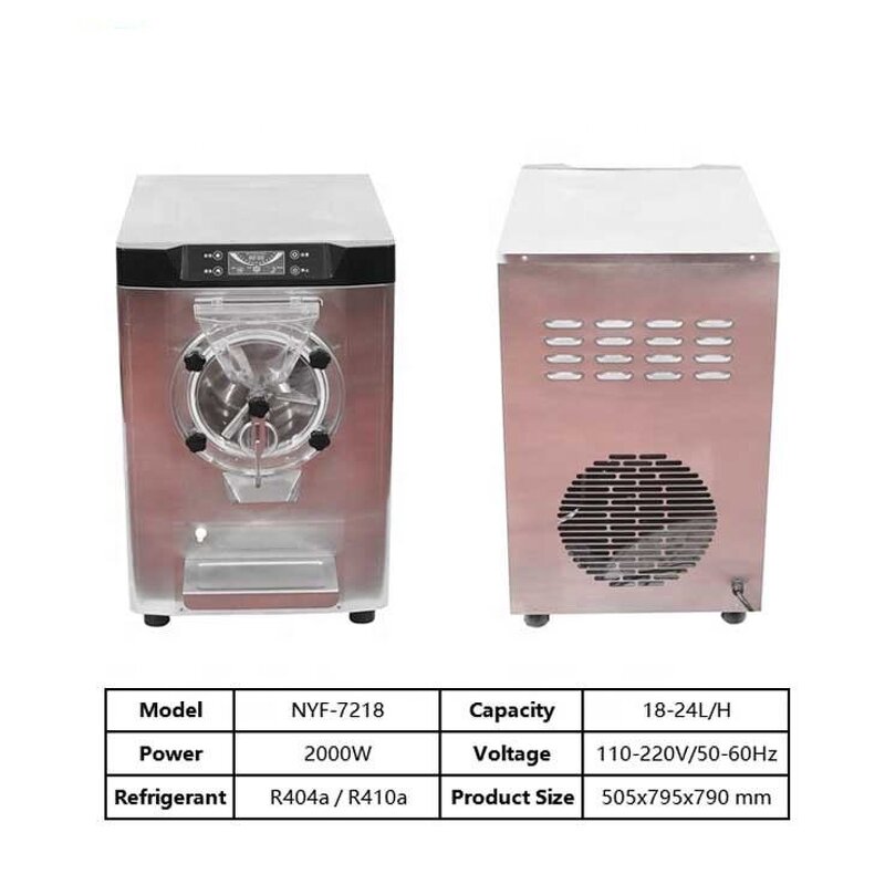 Hard Ice Cream Machine Manufacturer - Commercial Automatic Batch Freezer Gelato Maker