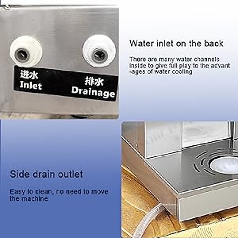 Shaved Ice Machine Manufacturer - 80 Kg/day Commercial Snow Ice Cream Snack