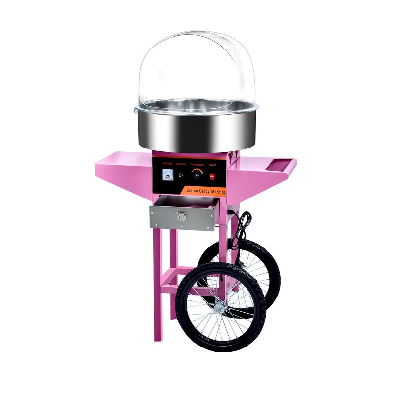 Cotton Candy Machine Manufacturer - Commercial High Capacity Trolley with Cart