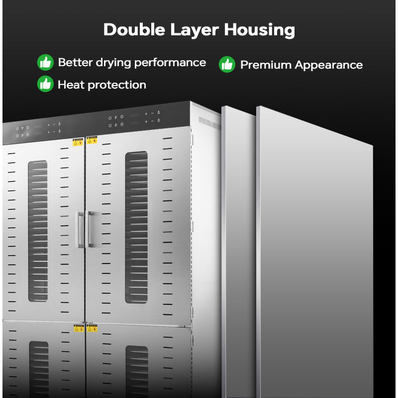 Food Dehydrator Manufacturer - 8 Layer Knob Fruit Dryer Vegetables Pet Snacks