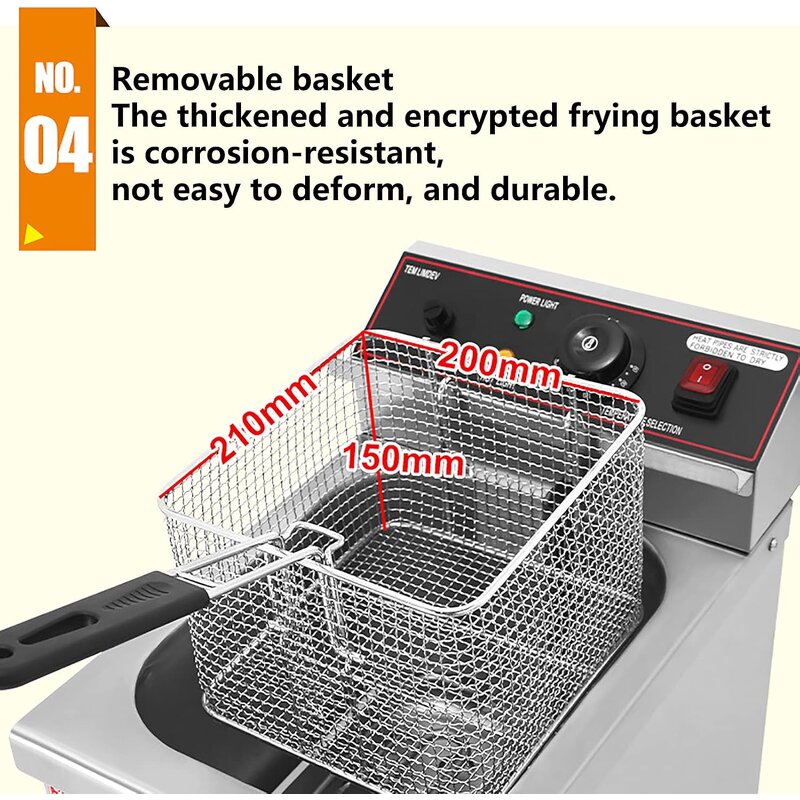 Deep Fryer Manufacturer - 16L Heating Broasted Chicken Single Tank LPG Gas