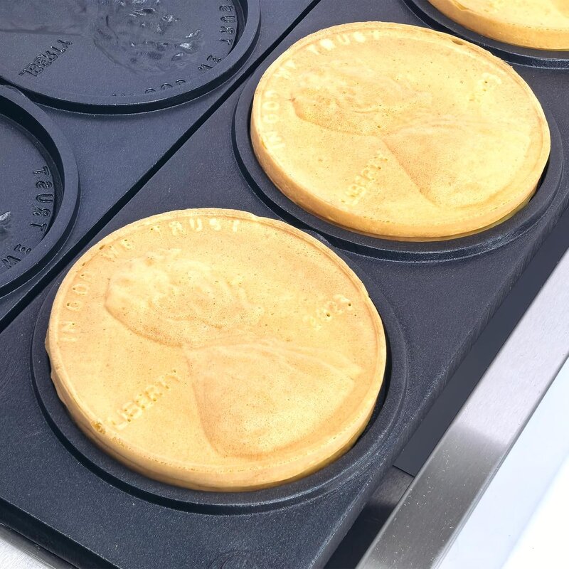 Waffle Maker Manufacturer - Golden Coin Electric Japanese Heisei Era 20th Coin