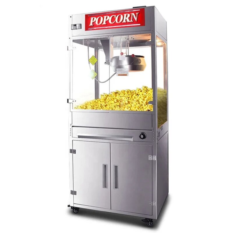 Popcorn Machine Manufacturer - Large 16 Oz Kettle Commercial Cinema Stainless Steel
