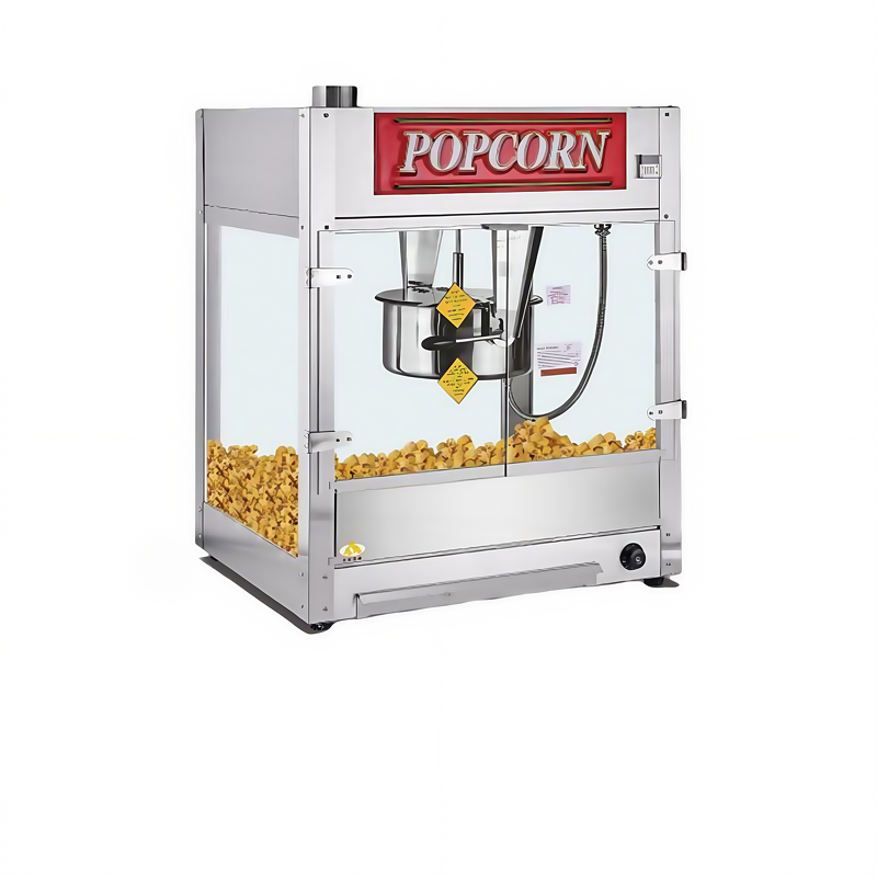 Popcorn Machine Manufacturer - Large 16 Oz Kettle Commercial Cinema Stainless Steel