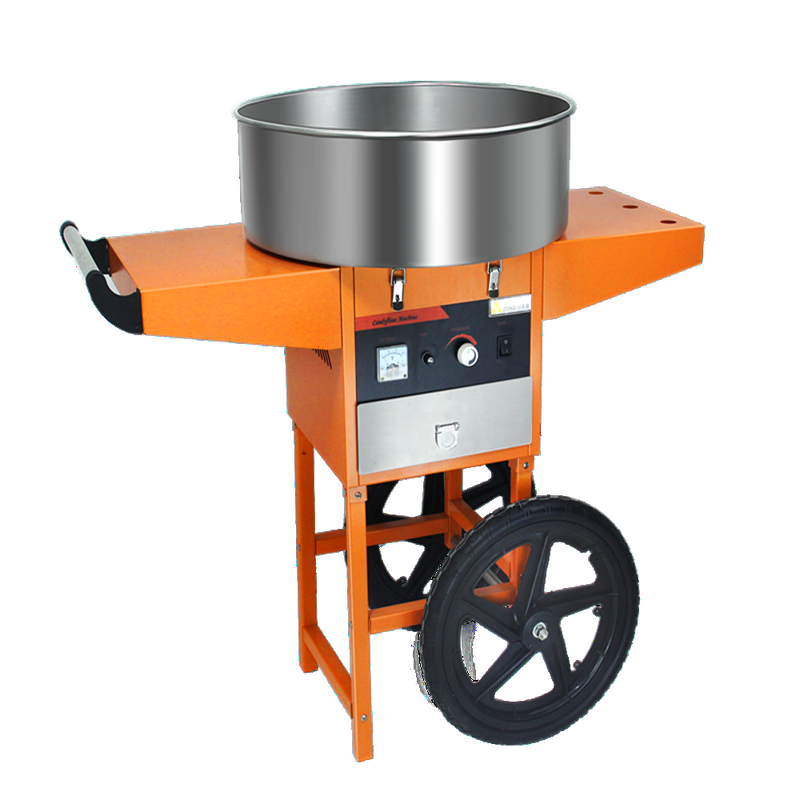 Cotton Candy Machine Manufacturer - Commercial 21 Inch Cart with Bowl & Drawer