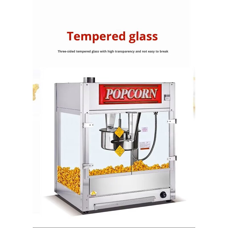 Popcorn Machine Manufacturer - Large 16 Oz Kettle Commercial Stainless Steel Vending