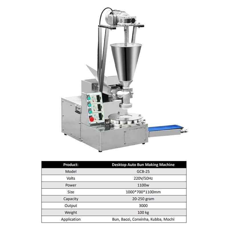Hamburger Buns Machine Manufacturer - Production Line Commercial Automatic Desktop Small