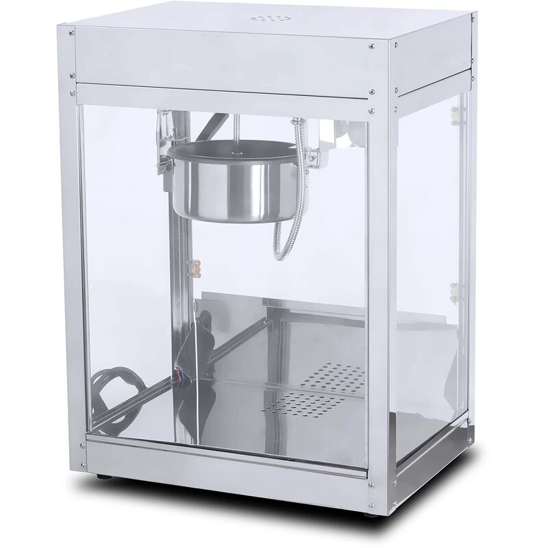 Popcorn Machine Manufacturer - Stainless Steel Commercial Electric 1400W Table Top
