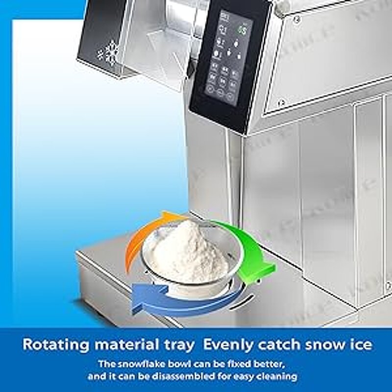 Shaved Ice Machine Manufacturer - 80 Kg/day Commercial Snow Ice Cream Snack