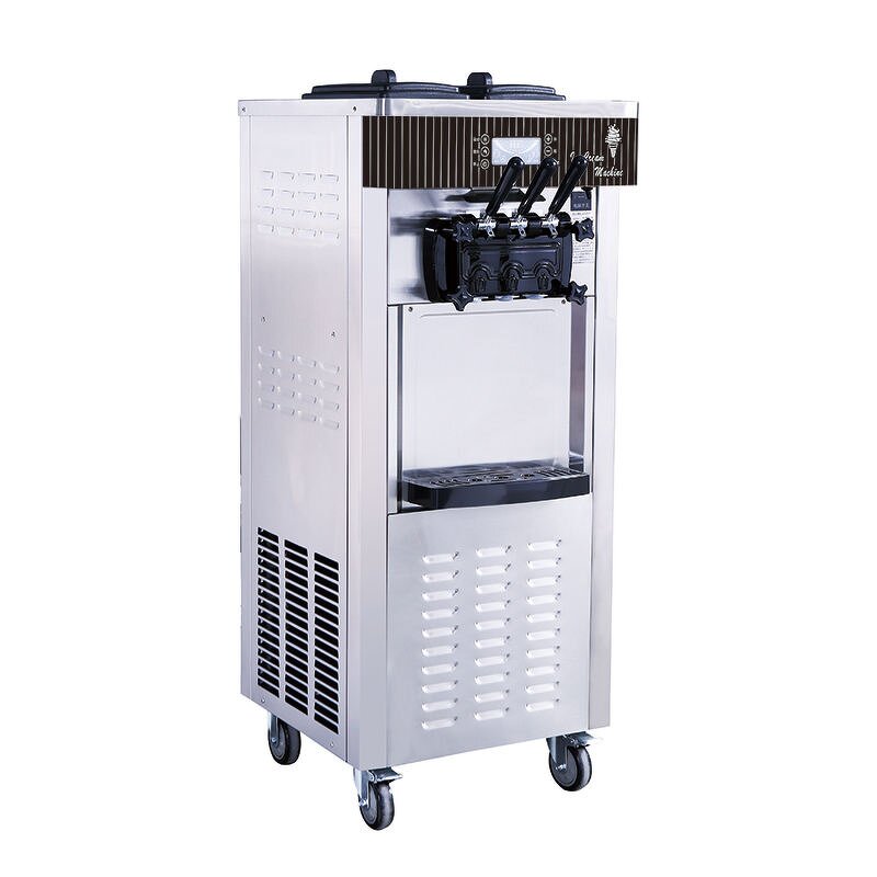 Soft Ice Cream Machine Manufacturer - Commercial 3 Flavors Table Top Yogurt Ice Cream