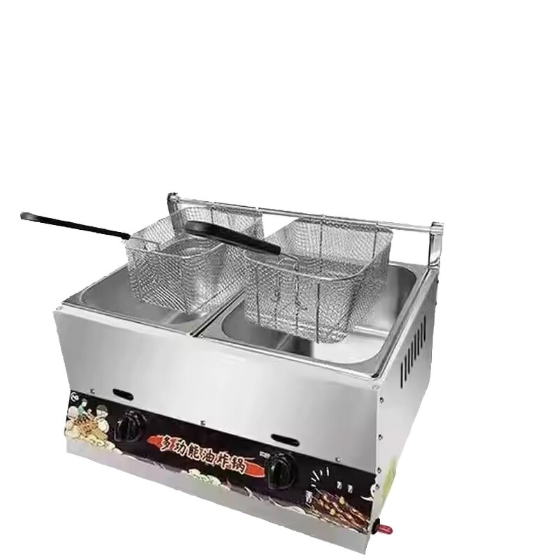 Deep Fryer Manufacturer - Commercial Single Tank Stainless Steel with Tanks and Lid