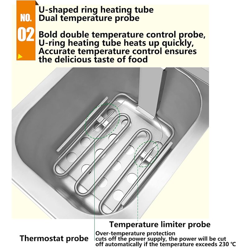 Deep Fryer Manufacturer - 16L Heating Broasted Chicken Single Tank LPG Gas
