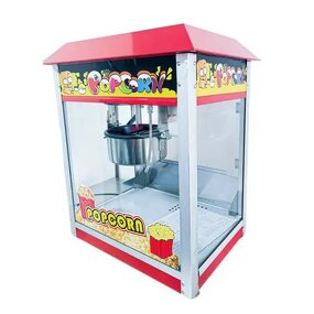 Popcorn Machine Manufacturer - 1400W Hot Air Commercial with Deck Thermal Insulation