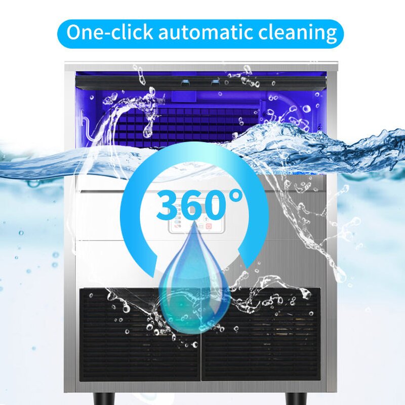 Ice Cube Maker Manufacturer - Commercial Wholesale 60 KG/Day Stainless Steel