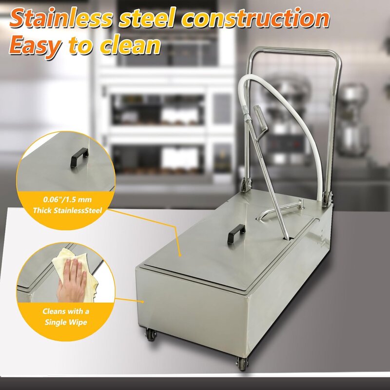 Deep Fryer Filter Machine Manufacturer - Stainless Steel Food Grade Fast Food Small Size