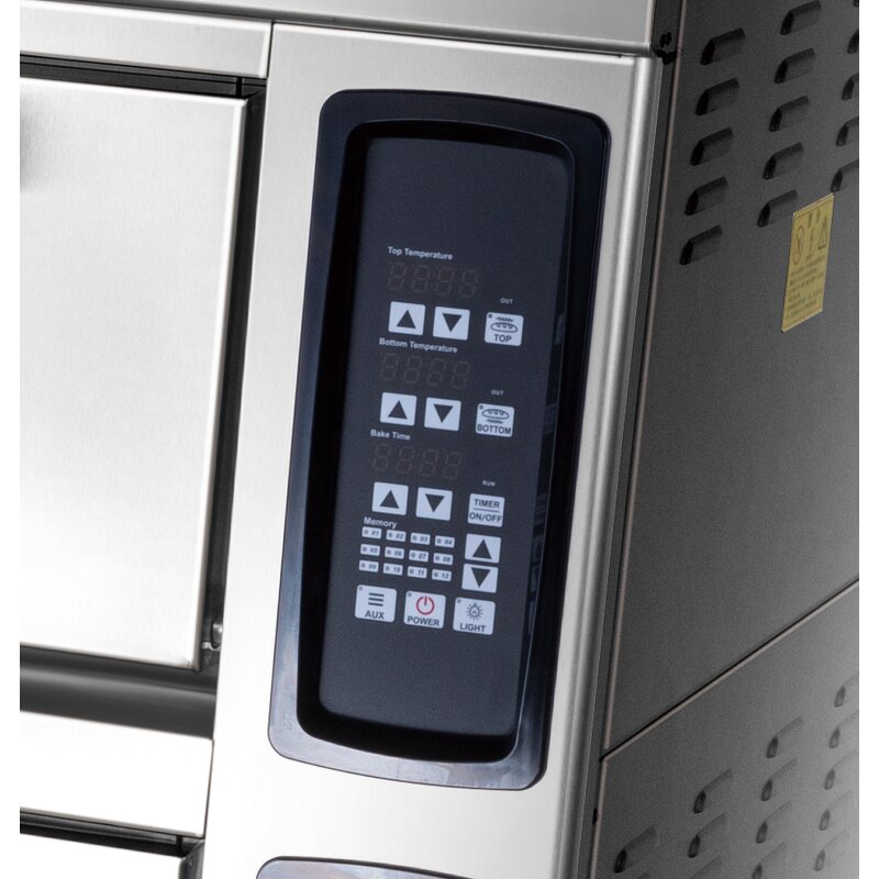 Bread Deck Oven Manufacturer - 4 Deck 8 Trays Stainless Steel Electric Micro Computer