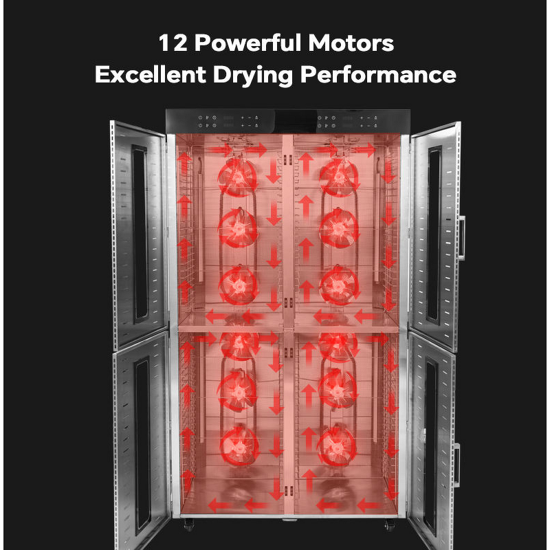 Food Dehydrator Manufacturer - 8 Layer Knob Fruit Dryer Vegetables Pet Snacks