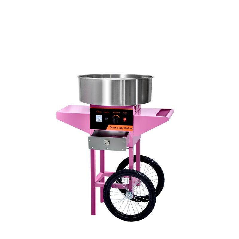 Cotton Candy Machine Manufacturer - Commercial 21 Inch Cart with Bowl & Drawer