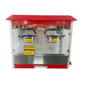 Popcorn Machine Manufacturer - Electric 2*1400W Hot Air Commercial with Bottom Warmer
