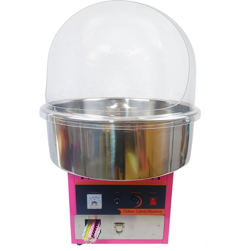 Cotton Candy Machine Manufacturer - Commercial with Dust Proof Cover Automatic Electric