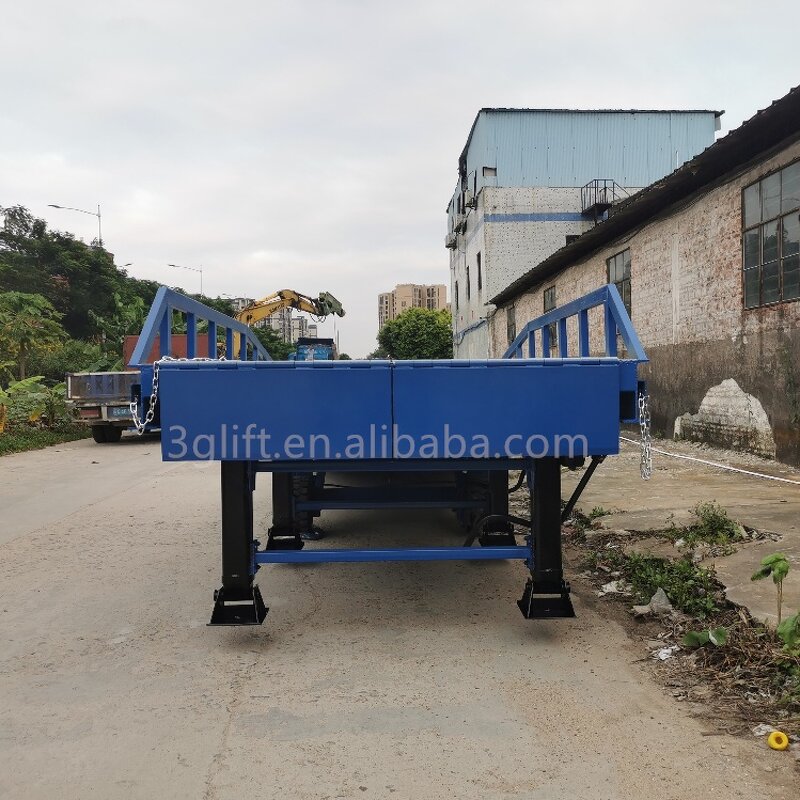 Steel Loading Yard Ramp - Storage Cargo Shipping Mobile Forklift Container Dock