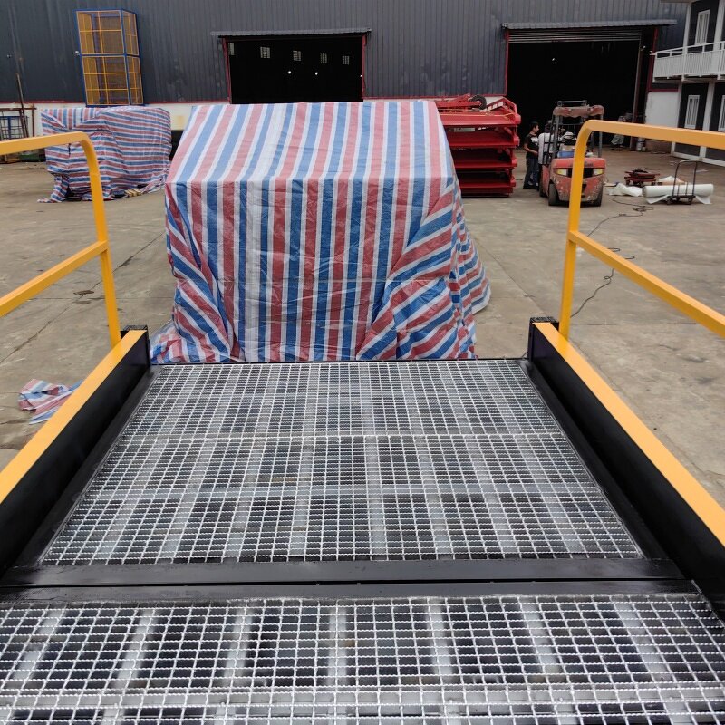 Mobile Hydraulic Loading Ramp - Hanmoke Steel Forklift Yard for Container